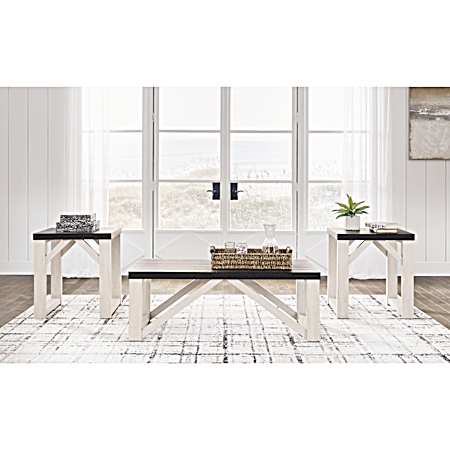 Dorrinson Occasional Table Set - Antique White