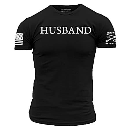 Men's Black Husband Define Short Sleeve Shirt