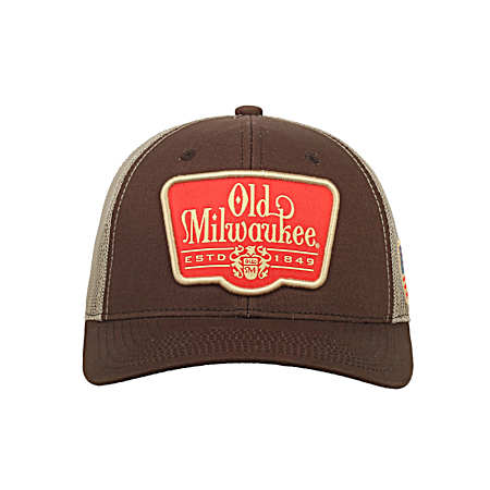 Adult Brown/Khaki Lifestyle Beer Patch Cap