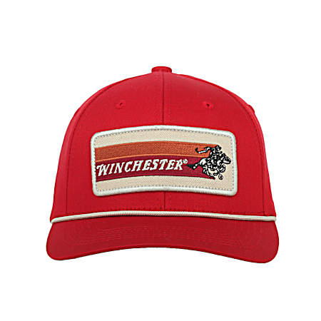 Adult Red Patch Cap