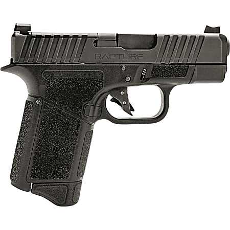 Gforce Arms GF932512GB Rapture  Sub-Compact Frame 9mm Luger 12+1 3.25 Black Steel Barrel, Black Steel Optic Cut/Serrated Slide, Gray Cerakote Polymer Frame, Shield RMSc/RMR Footprint