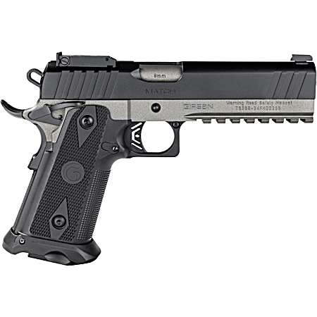 Girsan 395029 Witness2311  9mm Luger 20+1 5 Black Steel Barrel, Black Serrated Steel Slide, Black Polymer Frame w/Beavertail & Picatinny Rail, Black Checkered Polymer Grip, Ambidextrous