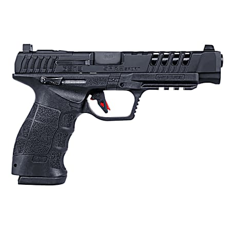 SAR USA SARSPTG3BL SAR9 Sport Gen3 9mm Luger 19+1 5.20 Black Steel Barrel, Black Lightening Cut/Optic Ready/Serrated Steel Slide, Black Polymer Frame w/Picatinny Rail, Interchangeable Backstrap