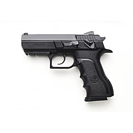 IWI US J941PSL910-II Jericho 941 Enhanced 9mm Luger Caliber with 3.80 Barrel, 10+1 Capacity, Overall Black Finish, Picatinny Rail Frame, Serrated Steel Slide & Polymer Grip