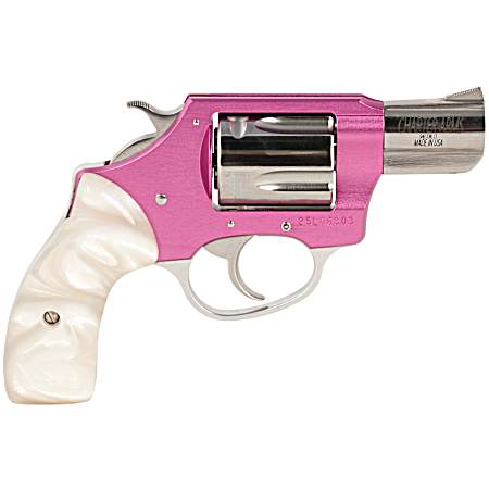 Charter Arms 53839 Undercover Lite Chic Lady Small 38 Special 5 Shot 2 High Polished Stainless Steel Barrel & Cylinder, Pink Aluminum Frame, Pearl Grip, Exposed Hammer