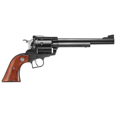 Ruger 0802 Super Blackhawk  Large Frame 44 Rem Mag/44 Special 6rd 7.50 Blued Alloy Steel Barrel, Cylinder & Frame, Hardwood Grip, Transfer Bar Safety, Exposed Hammer