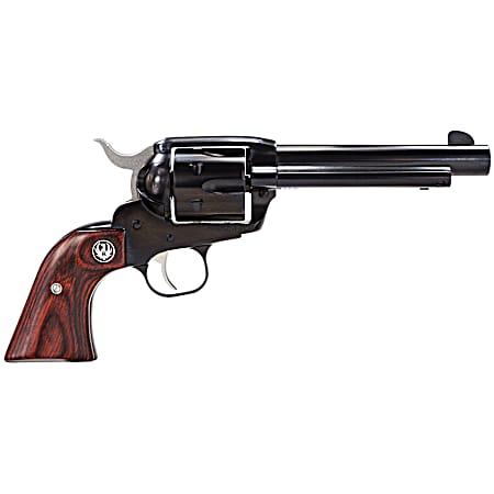 Ruger 5106 Vaquero  Medium Frame 357 Mag/38 Special 6rd 5.50 Blued Alloy Steel Barrel, Cylinder & Frame, Hardwood Grip, Transfer Bar Safety, Exposed Hammer