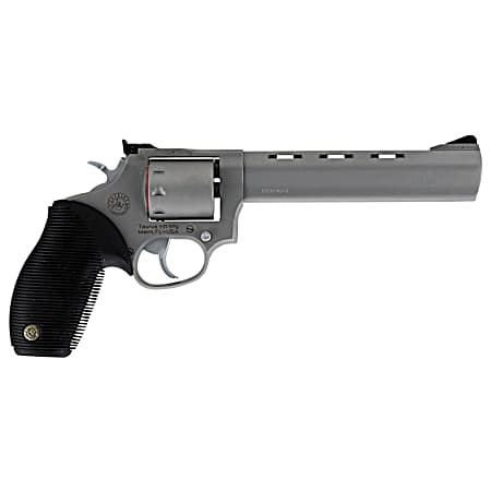 Taurus 2992069 Tracker 992 22 LR or 22 WMR 9rd 6.50 Vent Rib Barrel, Overall Matte Finish Stainless Steel & Black Ribber Grip Includes Cylinder
