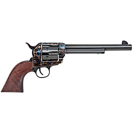 Traditions SAT73004 1873  45 Colt (LC) 6rd 7.50 Blued Cylinder/Barrel Color Case Hardened Steel Frame with Walnut Grips