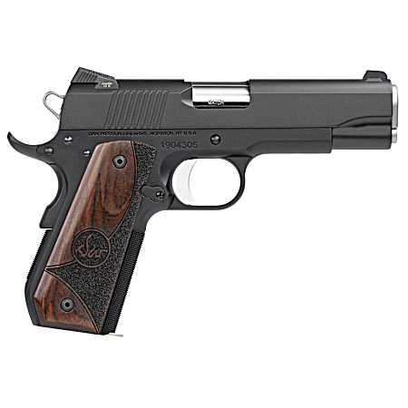 Dan Wesson 01828 Guardian  9mm Luger 9+1 4.25 Stainless Steel Barrel, Black Duty Serrated Stainless Steel Slide, Black Aluminum Frame w/Beavertail, Wood Grip, Ambidextrous