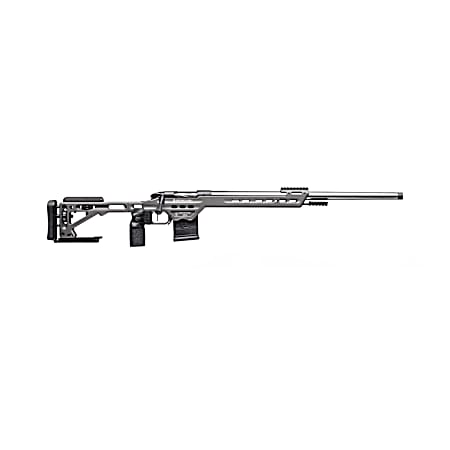 Bergara Rifles BPR256GT Premier Competition 6 GT 10+1 26 Polished Clear Cerakote #4 Tapered Steel Threaded Barrel, Polished Clear Cerakote Steel Receiver, Tungsten MPA BA Chassis