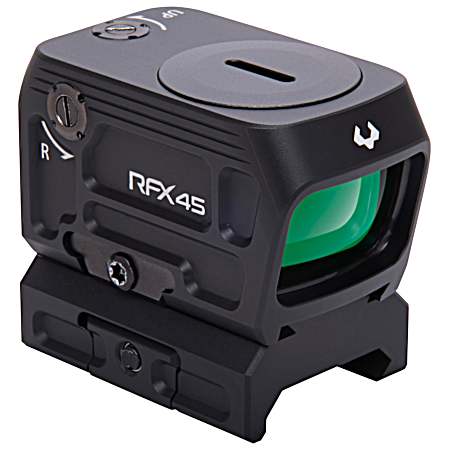 VIR 981-0059 RFX45 CLOSED EM GRN DOT ACRO LOW MNT