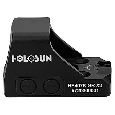 HOLOSUN HE407K-GR-X2 REFLEX SGHT 6MOA DOT