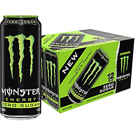 Zero Sugar 16 oz Energy Drinks - 12 Pk