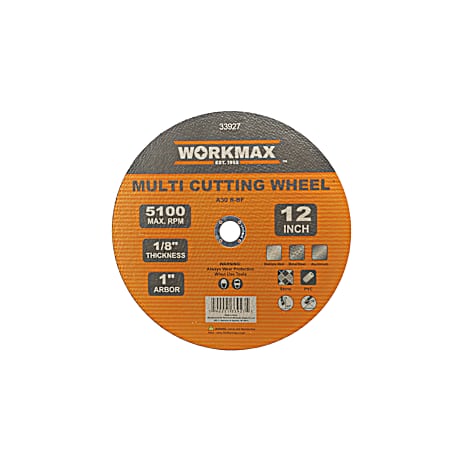 12 in. x 1/8 in. Type 1 Multi Cut-Off Wheel