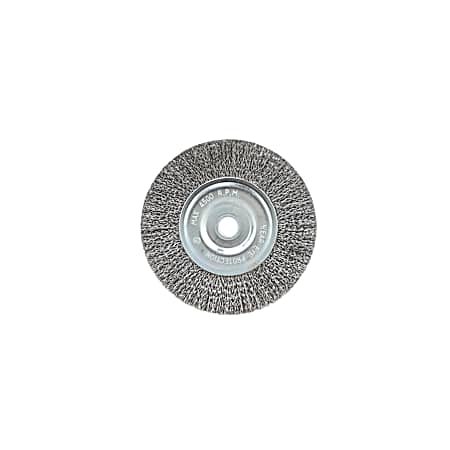 6 in. 5/8 in. arbor Fine Bench Wire Wheel
