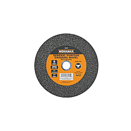 8 in. x 1 in. x 1 in. General Purpose Bench Grinding Wheel