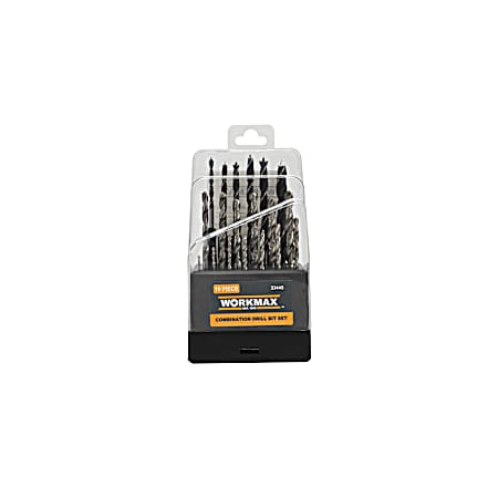 19 Pc. Twist Drill Bit Set