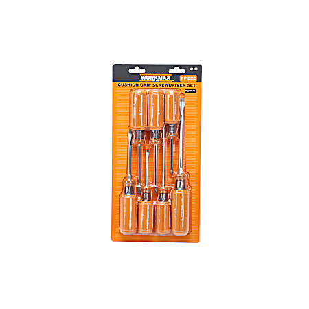7 Pc. Acetate Cushion Grip Screwdriver Set