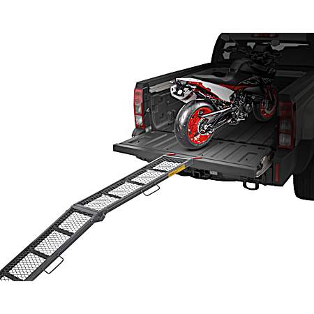 800 lbs. 79 in. x 11 in. Bi-Fold Steel Folding Loading Ramp