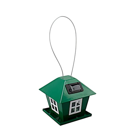 Solar Powered Little House Feeder