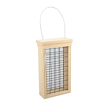 Wooden Double Suet Cake Feeder