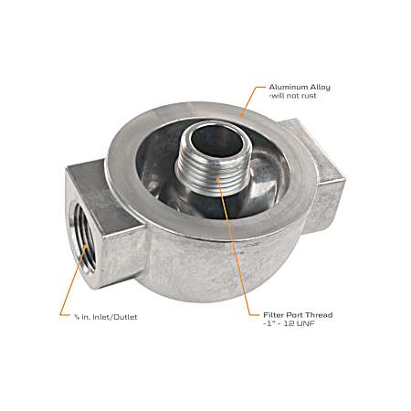 3/4-Inch NPT 18 GPM Aluminum Filter Adapter