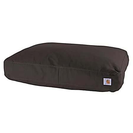 41 in x 31 in Carhartt Brown Firm Hand Cotton Duck Canvas Dog Bed