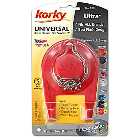 2 in Ultra High Performance Universal Toilet Flapper