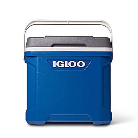 Latitude 30 qt Indigo Blue & Carbonite Cooler