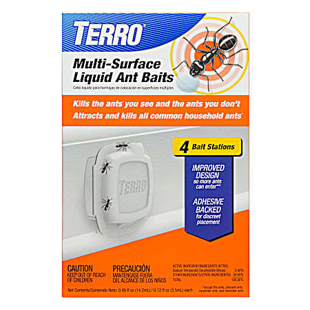Liquid Discreet Multi-Surface Ant Bait Stations - 4 Pk