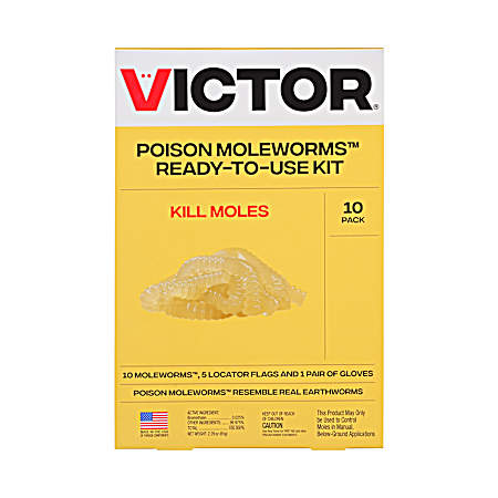 Poison Moleworms Ready-to-Use Kit - 10 Pk