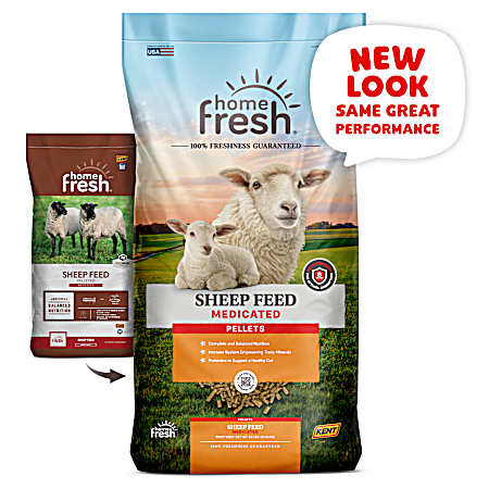 Home Fresh 15% Lamb DQ18 Pelleted Feed - Medicated