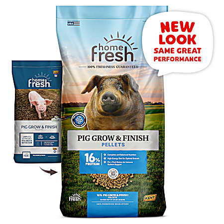 Home Fresh 16 Pig Grower/Finisher Pelleted Feed