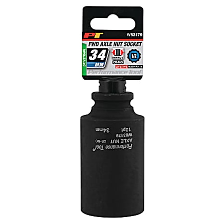 34mm 12pt Axle Nut Socket CrMo