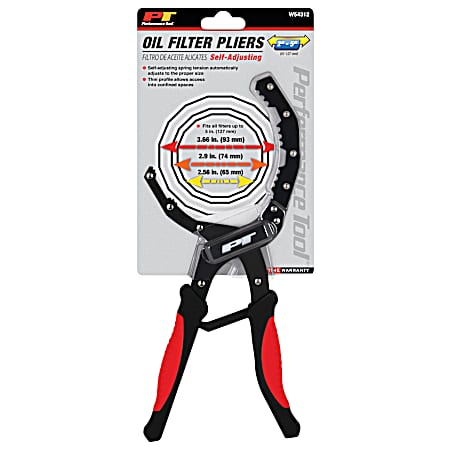Self-Adjusting Oil Filter Pliers 2 - 5''