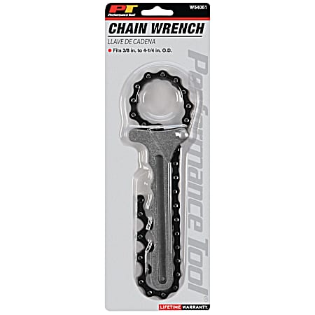 Chain Wrench 3/8 to 4-1/4''