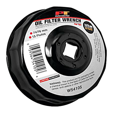 Filter Cap Wrench 74/76Mm 15 Flute