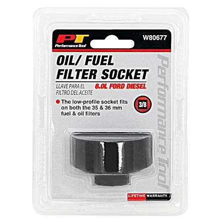 Low Profile Oil/Fuel Filter Socket