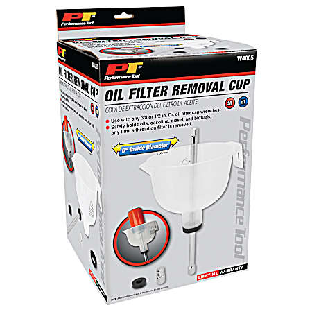 Oil Filter Removal Cup