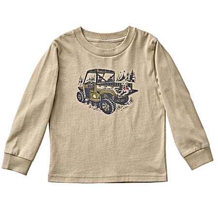 Little Kids Elm Vehicle Long Sleeve Shirt