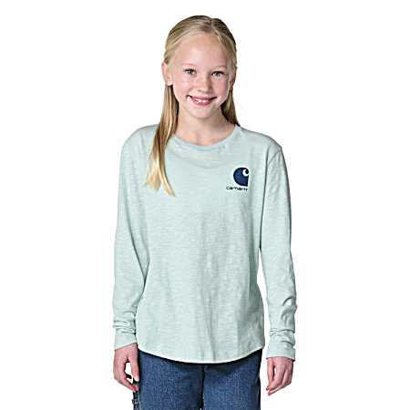 Kids Blue Haze Rodeo Long Sleeve Shirt