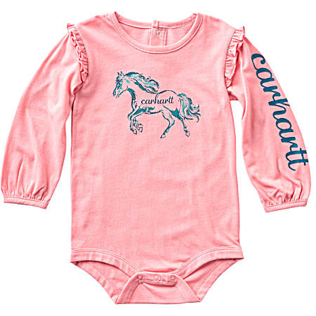 Infant Rosette Mare Long Sleeve Bodysuit