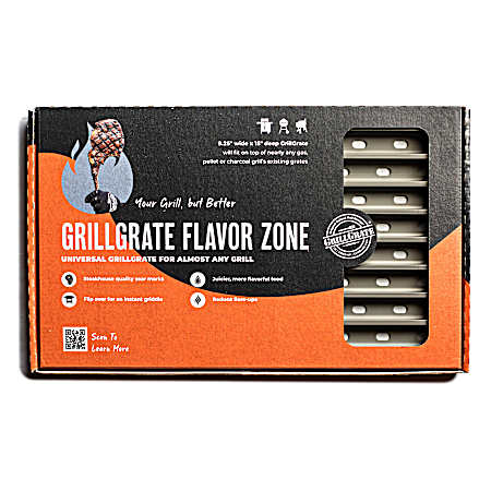 Flavor Zone Universal 15 x 9.25 in GrillGrate for Any Grill