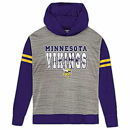 Kids Minnesota Vikings Streak Jersey Hoodie