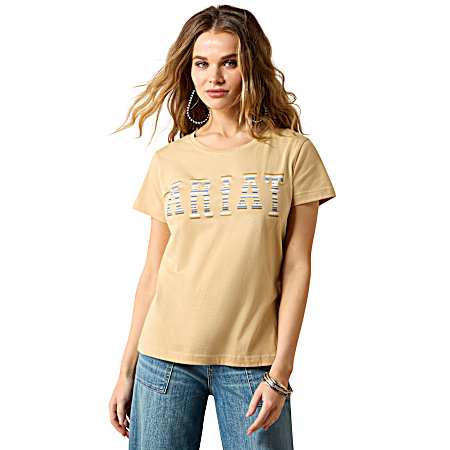 Women's Beige/Khaki Sunrise Short Sleeve Shirt