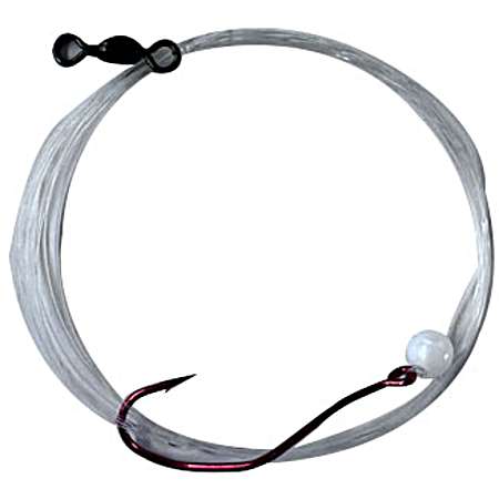 Quick Death Rig #2 Hook, White 3 Pk