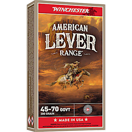 American Lever Range 45-70 GOVT JHP SX 300 GR - 20 Rounds