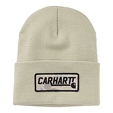 Men's Camo Patch Cuffed Beanie