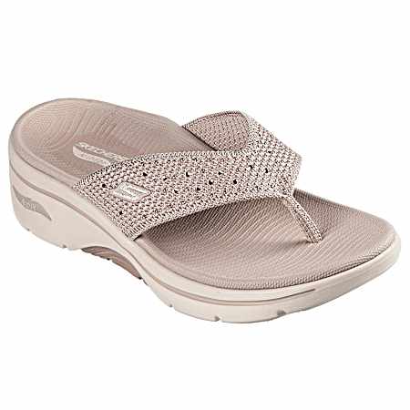 Go Walk Women's Taupe Arch Fit 2.0 Sandals
